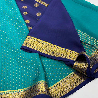 Pure Mysore Crepe Silk Saree