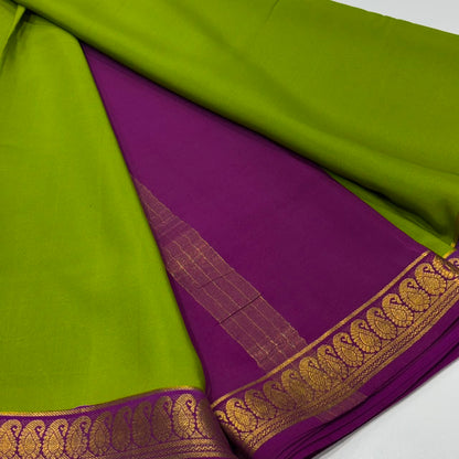 Pure Mysore Crepe Silk Saree