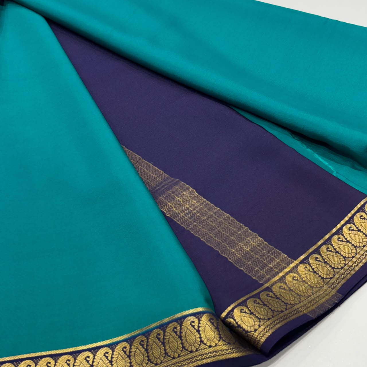 Pure Mysore Crepe Silk Saree