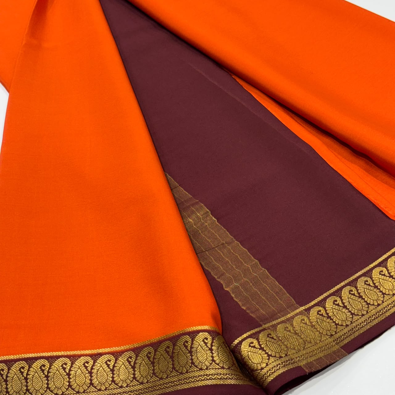 Pure Mysore Crepe Silk Saree