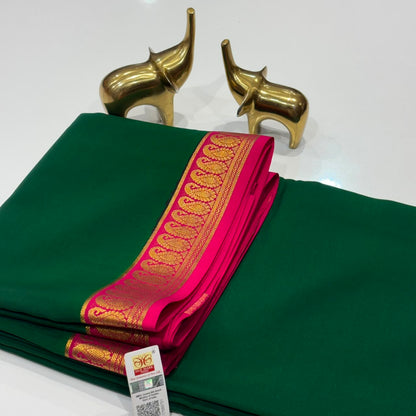 Pure Mysore Crepe Silk Saree