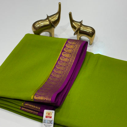 Pure Mysore Crepe Silk Saree