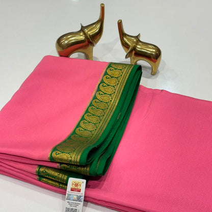 Pure Mysore Crepe Silk Saree