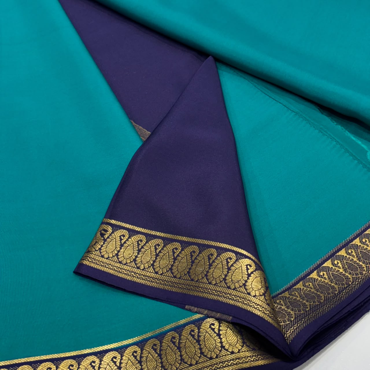 Pure Mysore Crepe Silk Saree