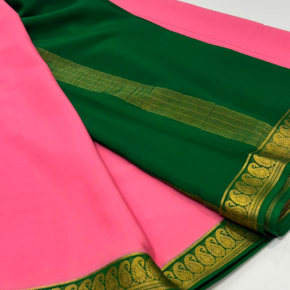 Pure Mysore Crepe Silk Saree