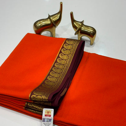 Pure Mysore Crepe Silk Saree