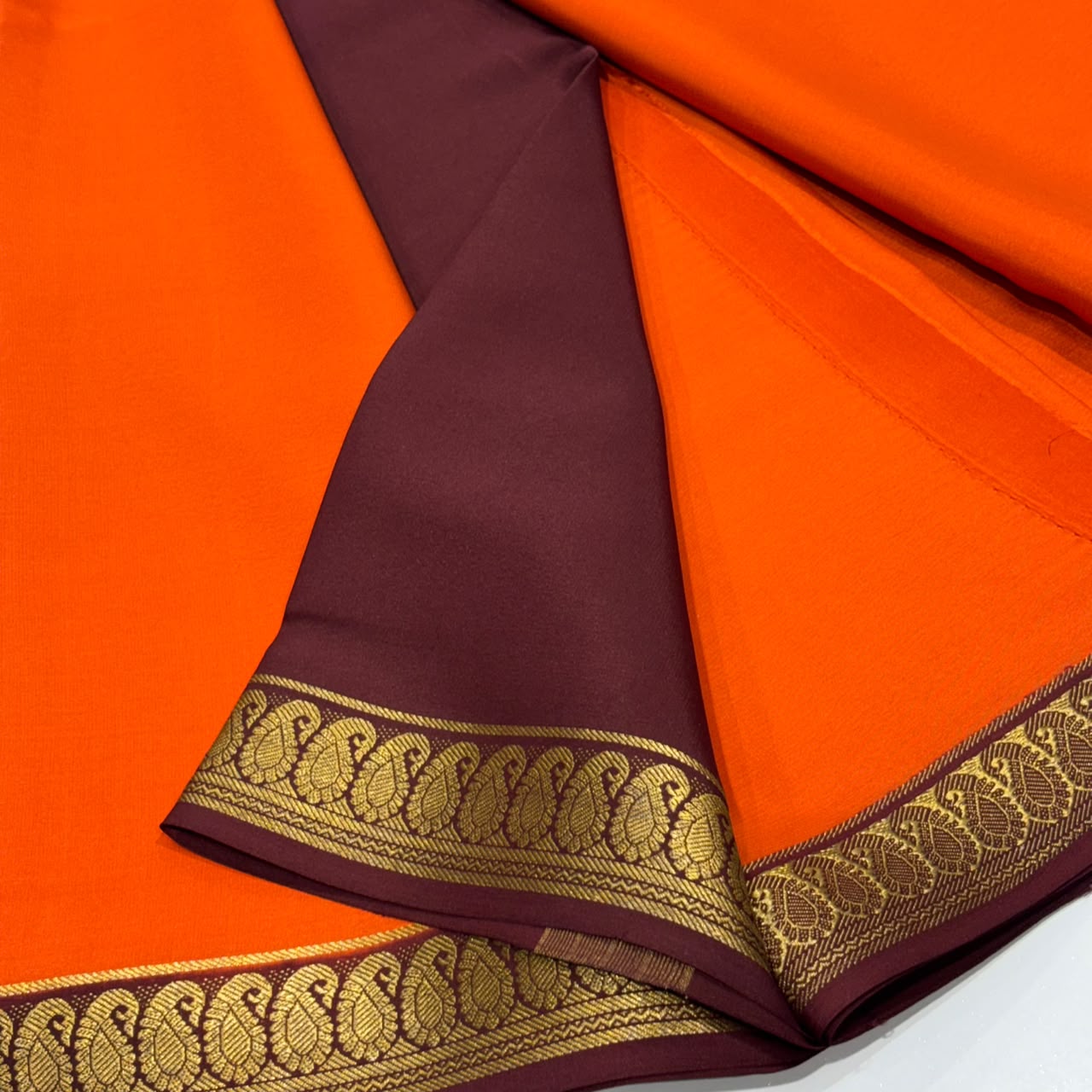 Pure Mysore Crepe Silk Saree