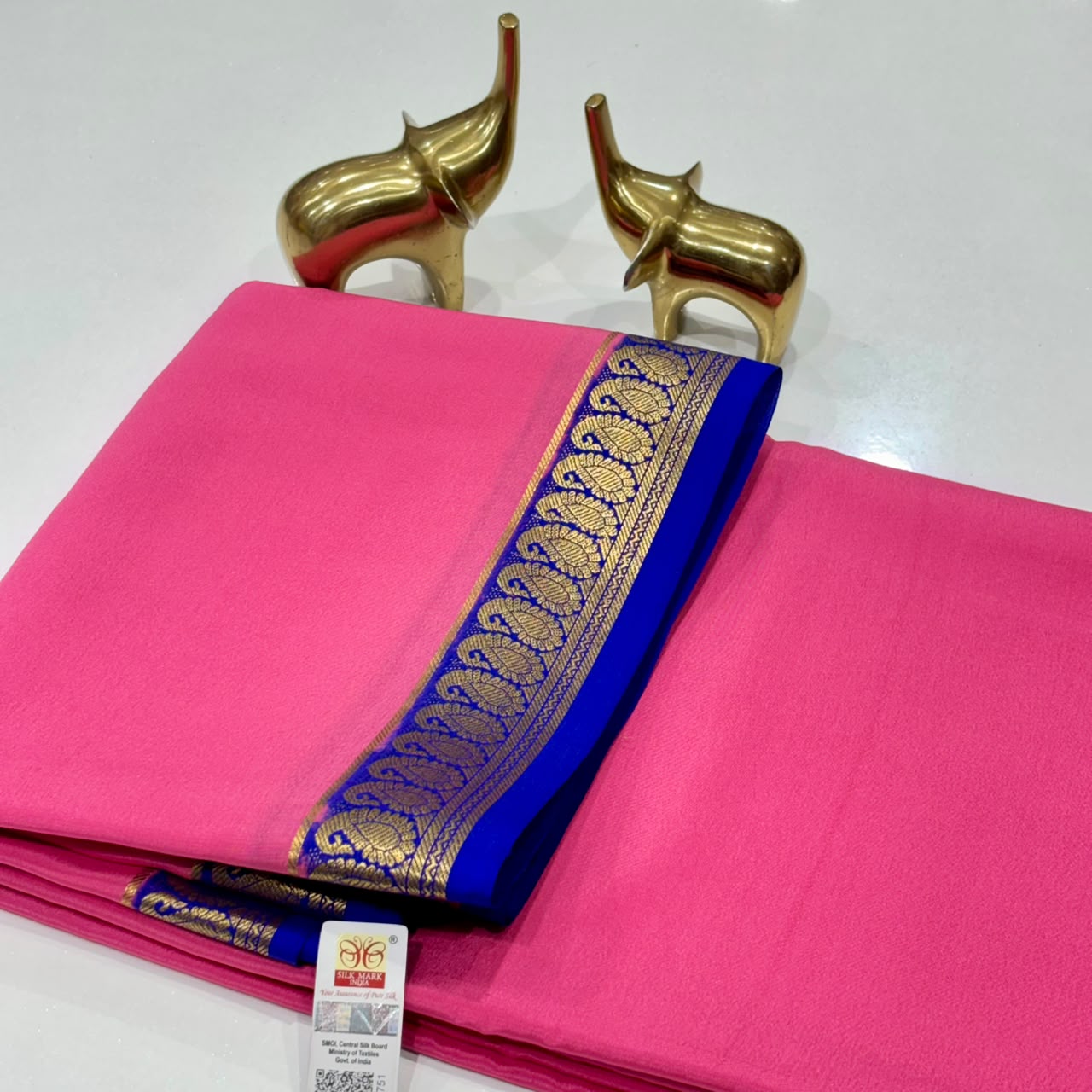 Pure Mysore Crepe Silk Saree