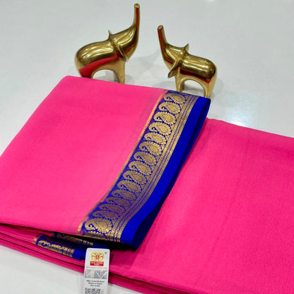 Pure Mysore Crepe Silk Saree