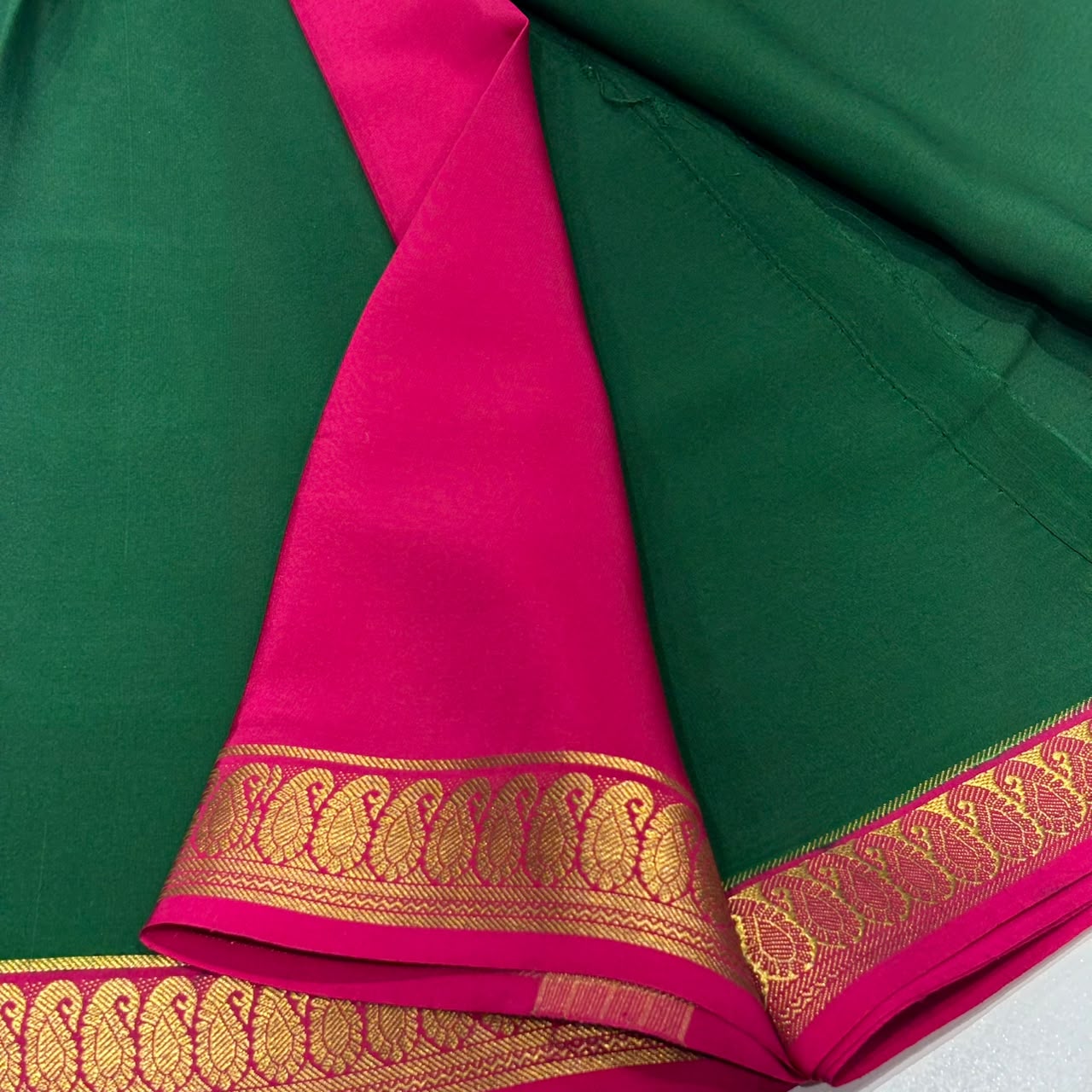 Pure Mysore Crepe Silk Saree