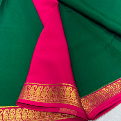 Pure Mysore Crepe Silk Saree