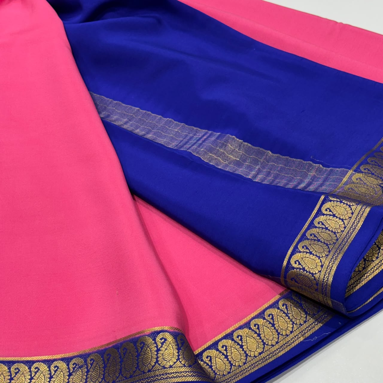 Pure Mysore Crepe Silk Saree