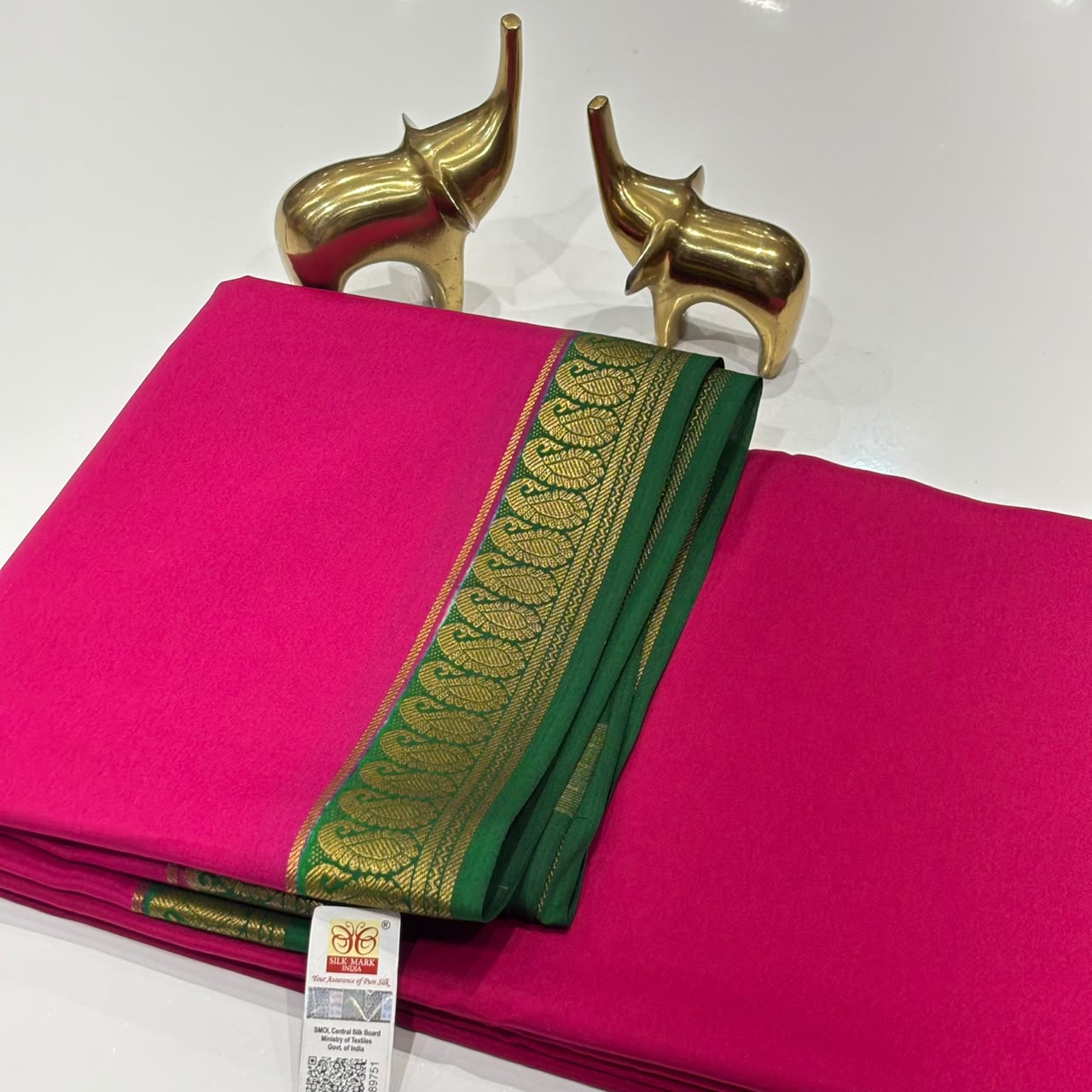Pure Mysore Crepe Silk Saree