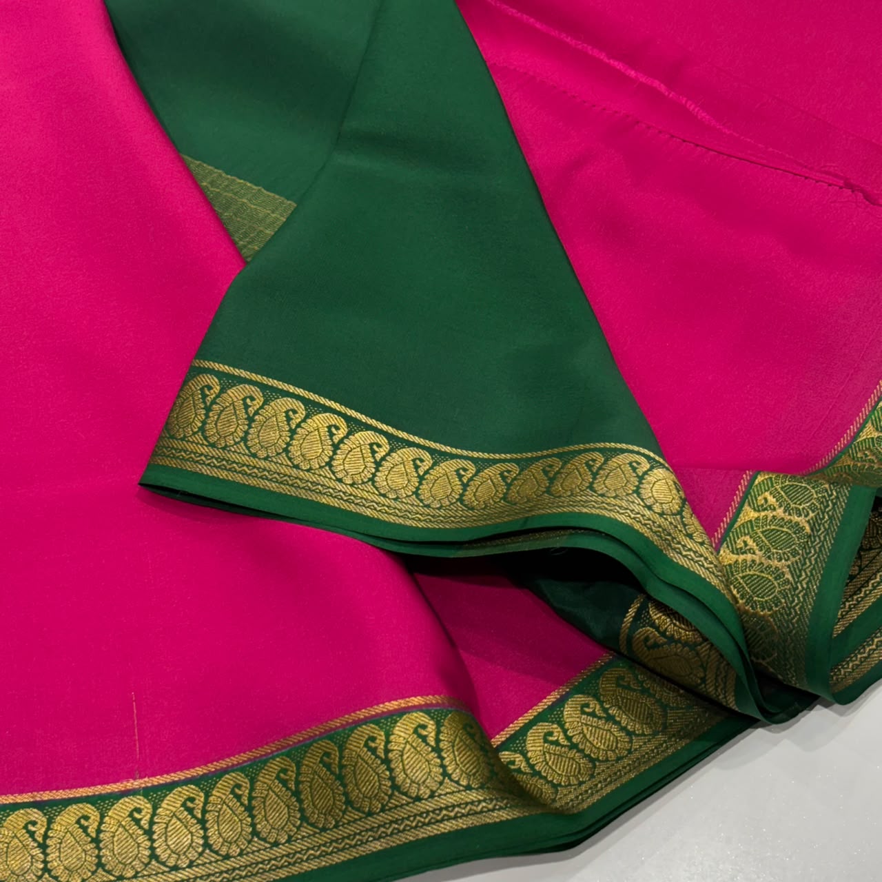 Pure Mysore Crepe Silk Saree