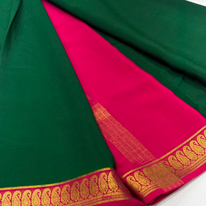 Pure Mysore Crepe Silk Saree