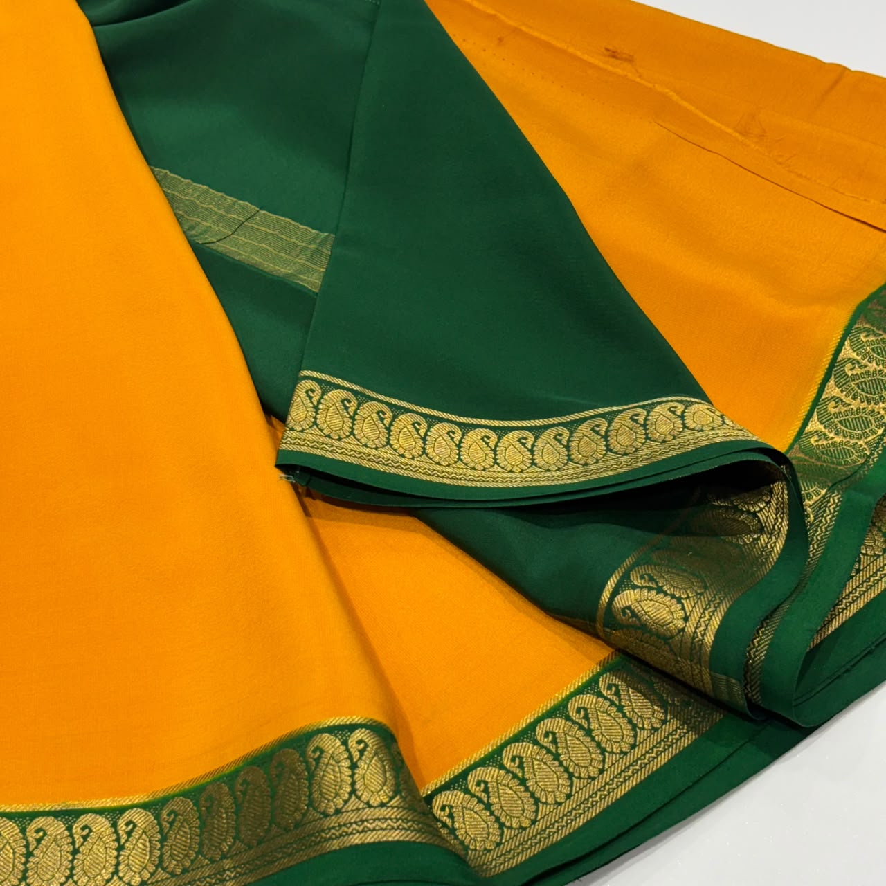 Pure Mysore Crepe Silk Saree