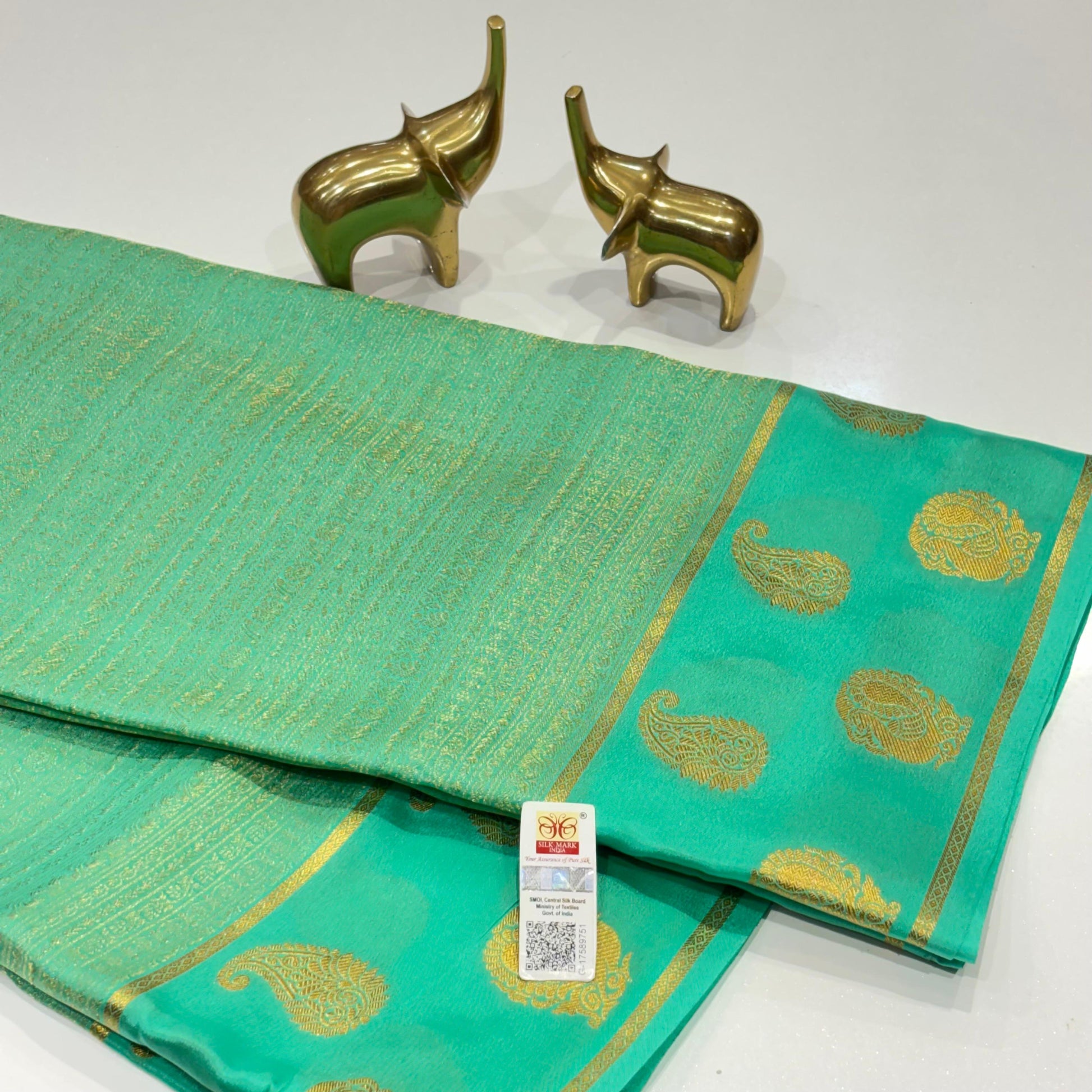 Brocade Pure Mysore Silk Saree