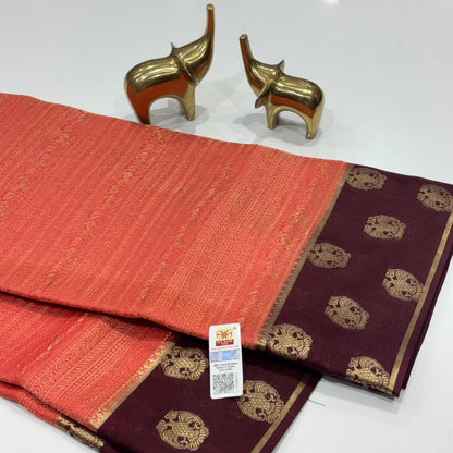 Brocade Pure Mysore Silk Saree