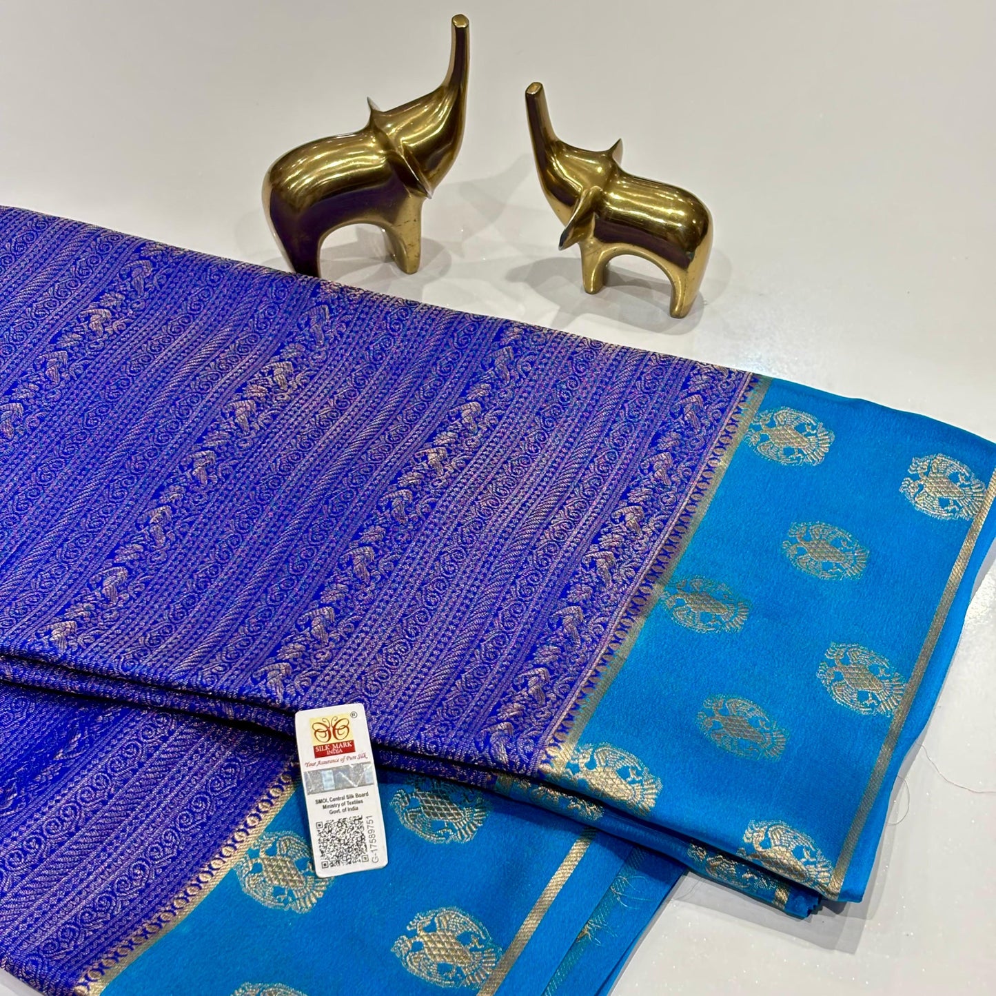 Brocade Pure Mysore Silk Saree