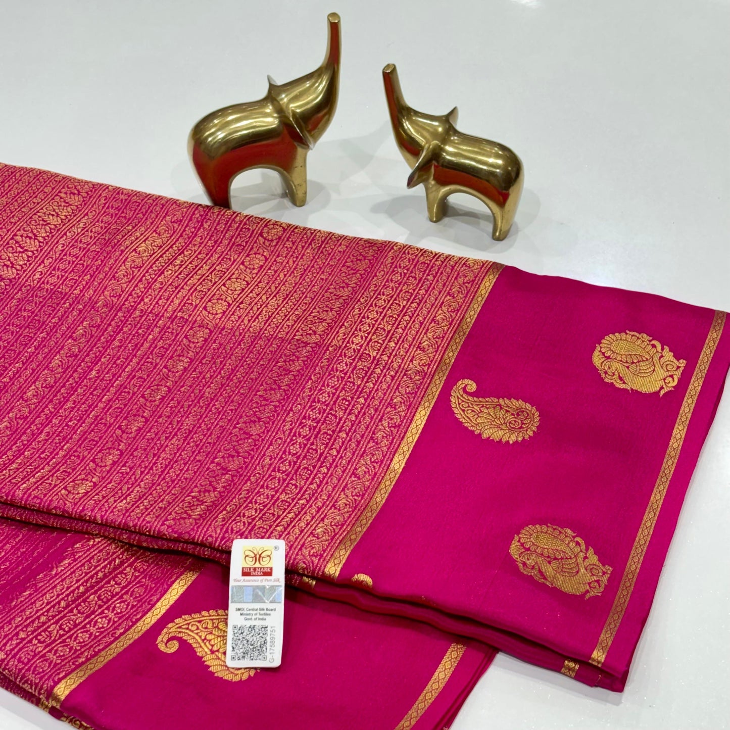 Brocade Pure Mysore Silk Saree
