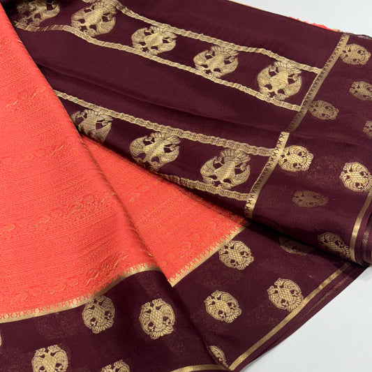 Brocade Pure Mysore Silk Saree