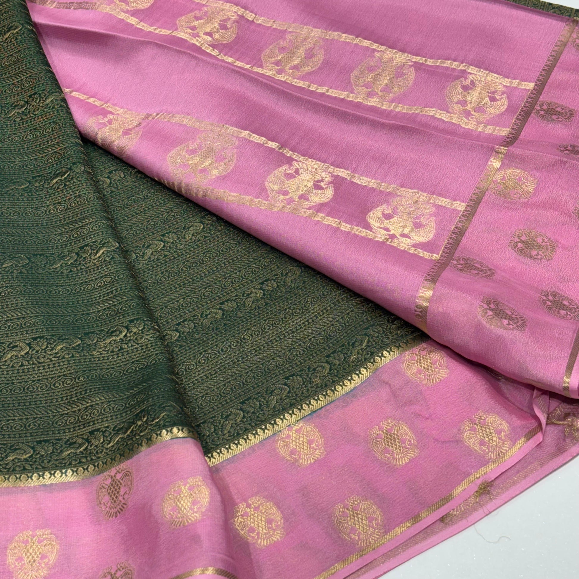 Brocade Pure Mysore Silk Saree