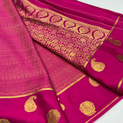 Brocade Pure Mysore Silk Saree