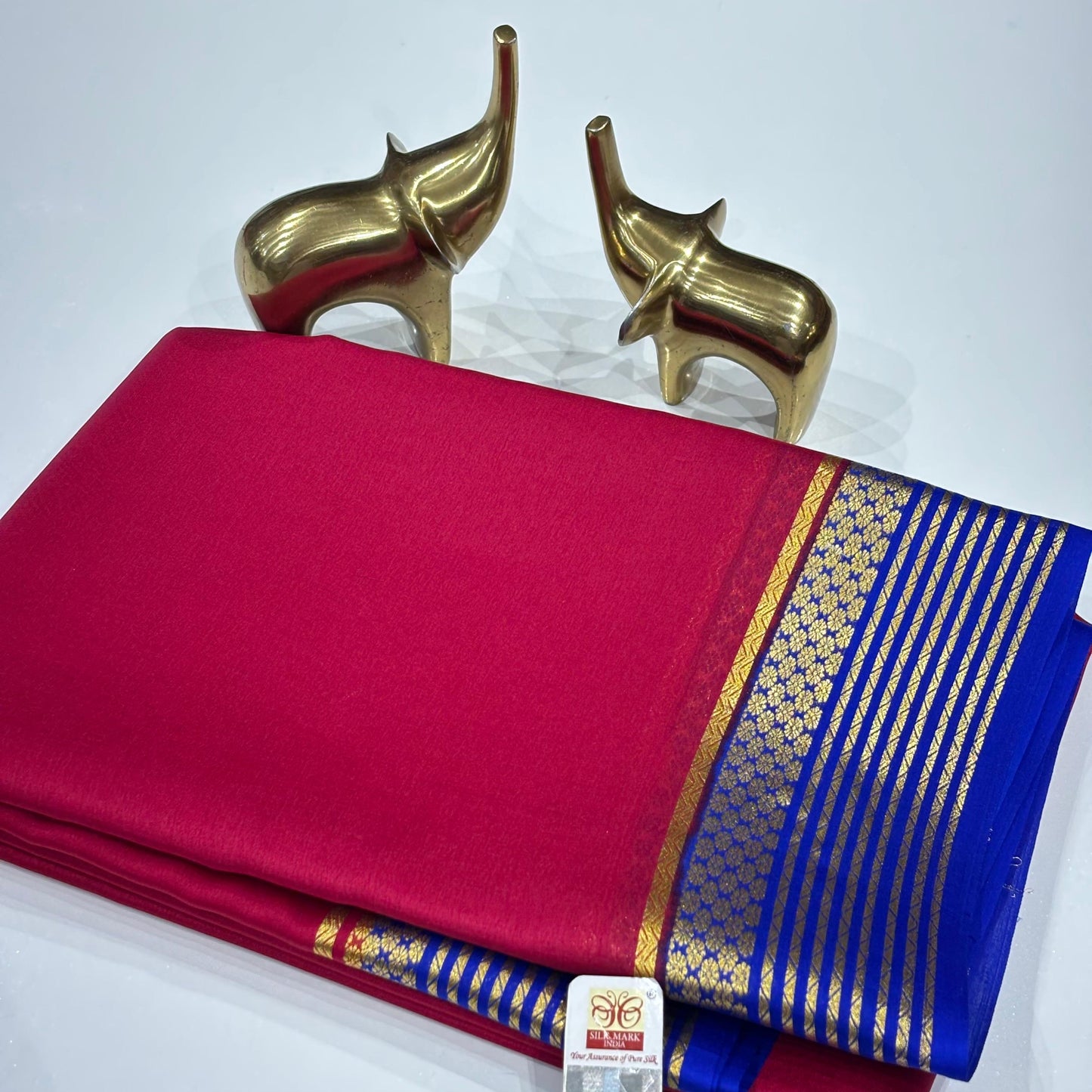Pure Mysore Crepe Silk Saree