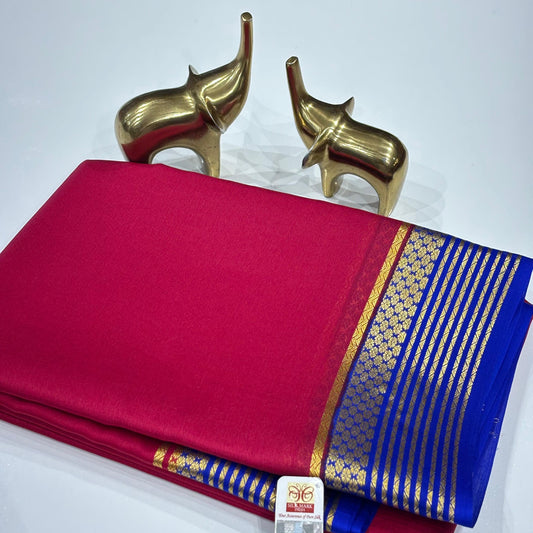 Pure Mysore Crepe Silk Saree