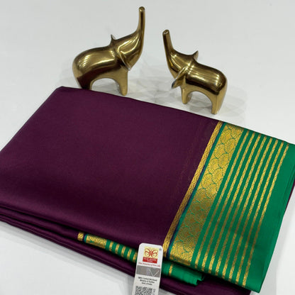 Pure Mysore Crepe Silk Saree