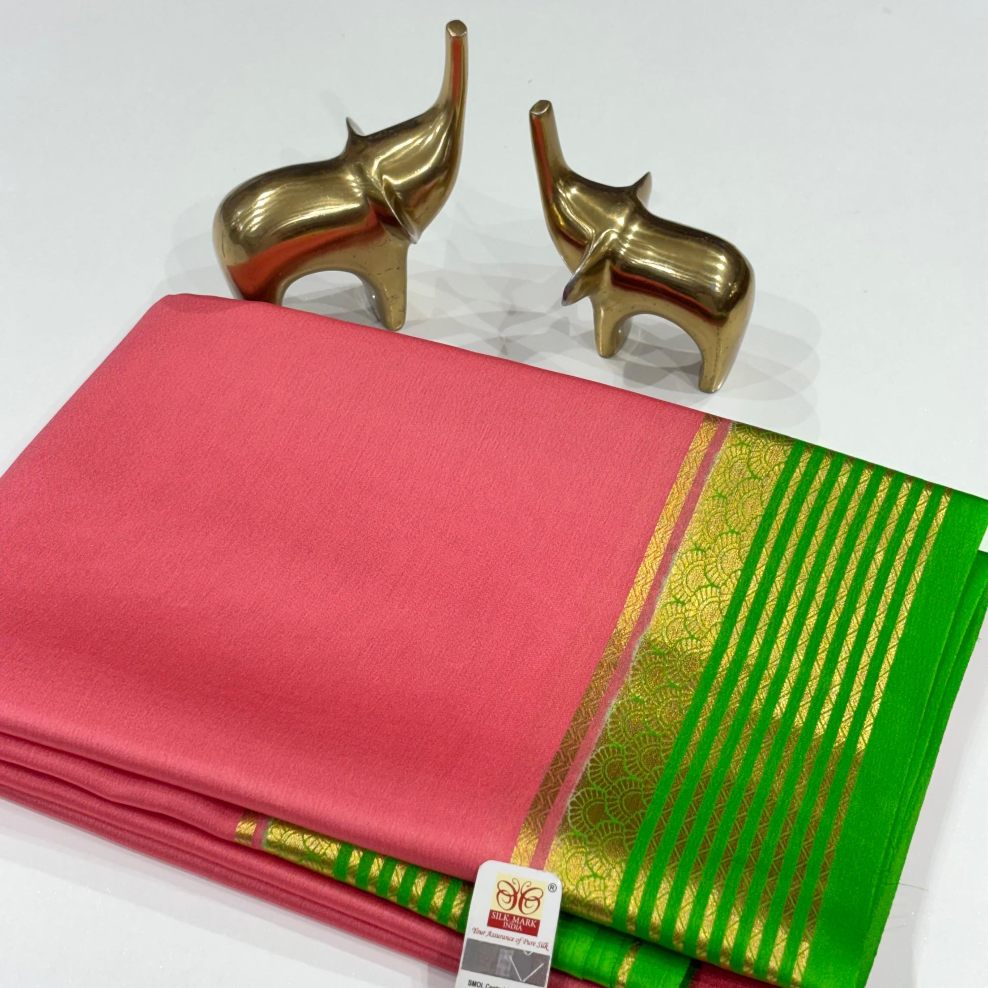 Pure Mysore Crepe Silk Saree