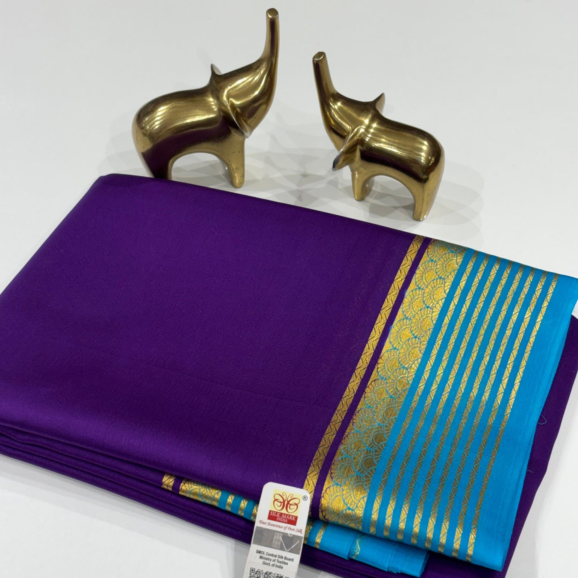 Pure Mysore Crepe Silk Saree