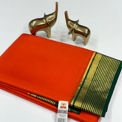 Pure Mysore Crepe Silk Saree
