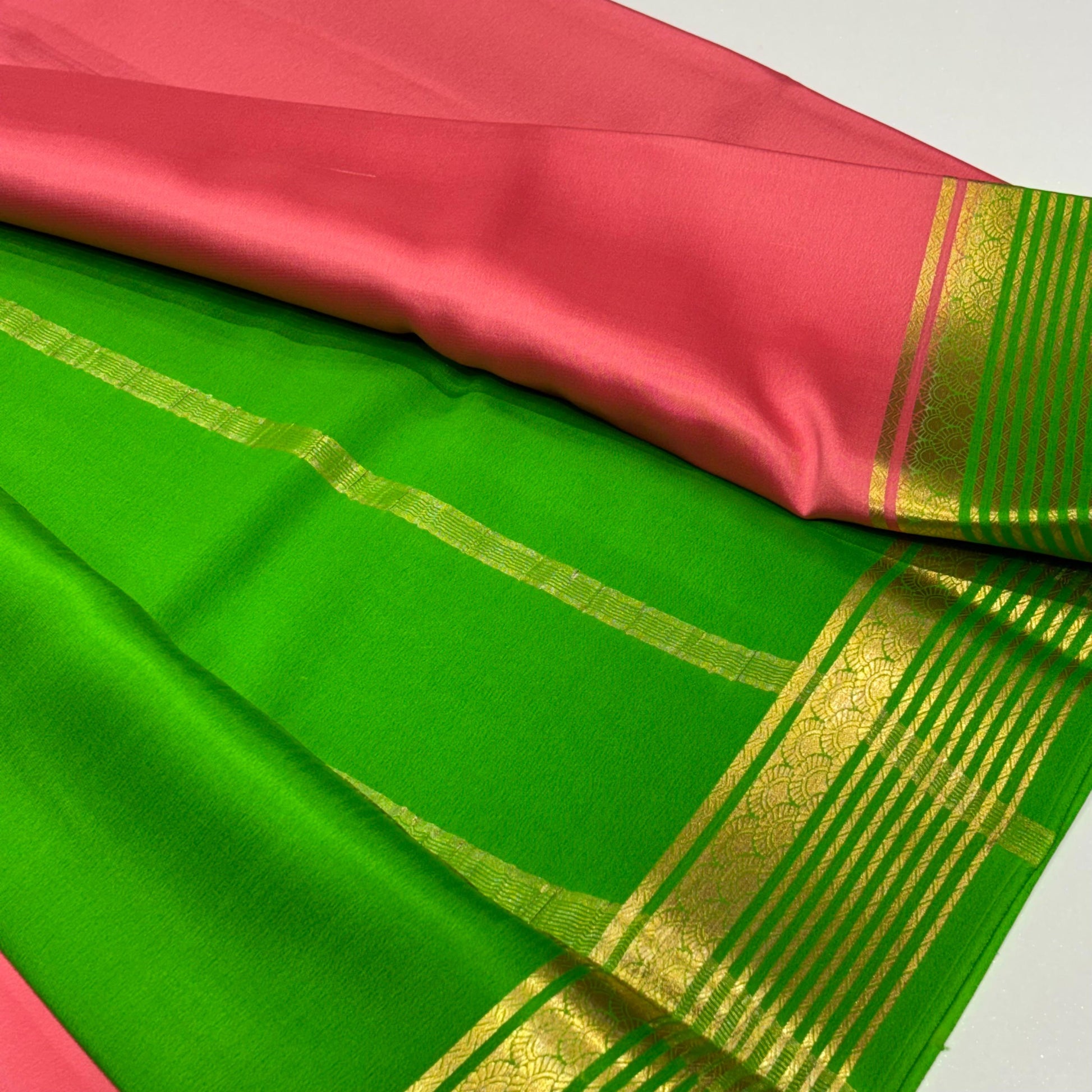 Pure Mysore Crepe Silk Saree