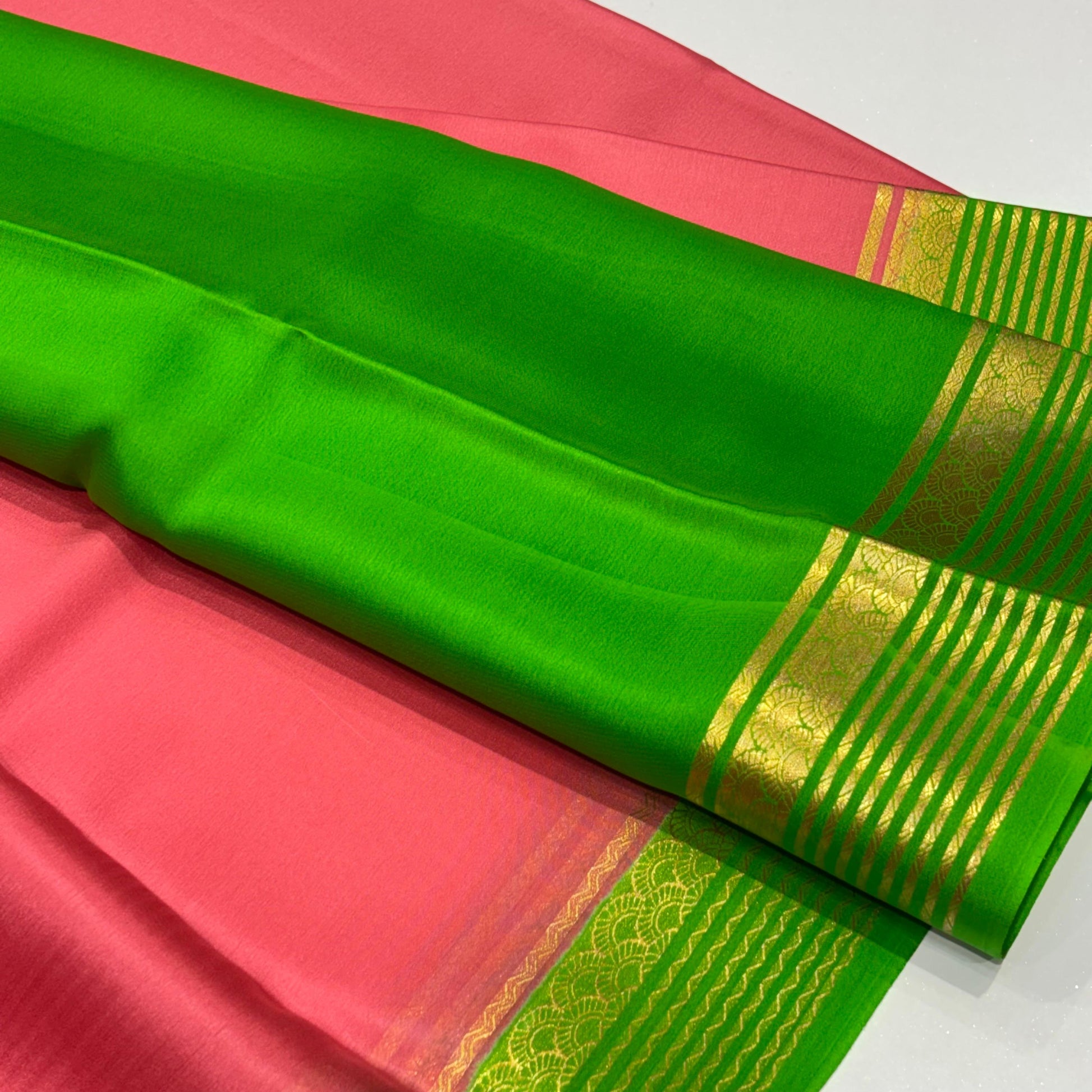 Pure Mysore Crepe Silk Saree