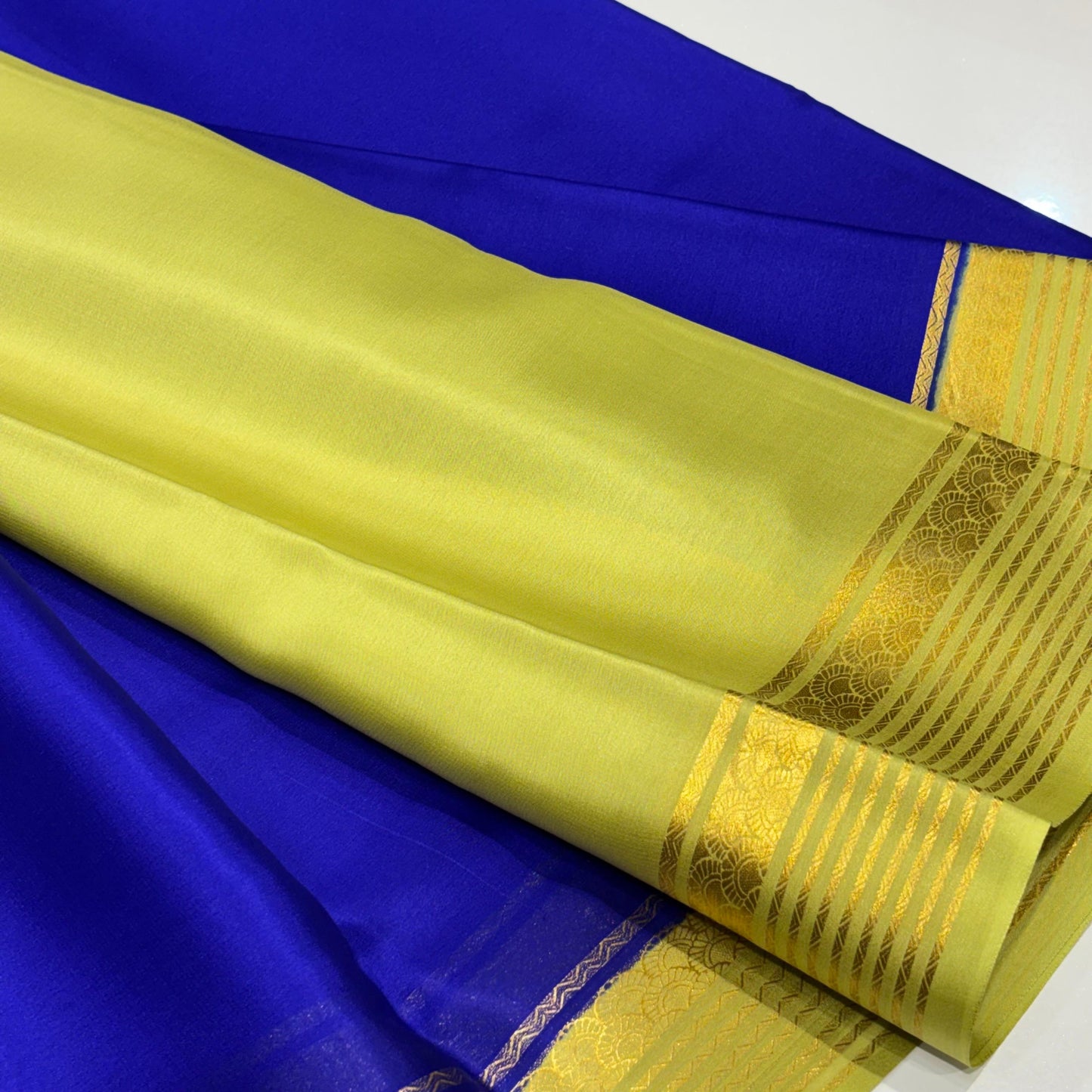 Pure Mysore Crepe Silk Saree