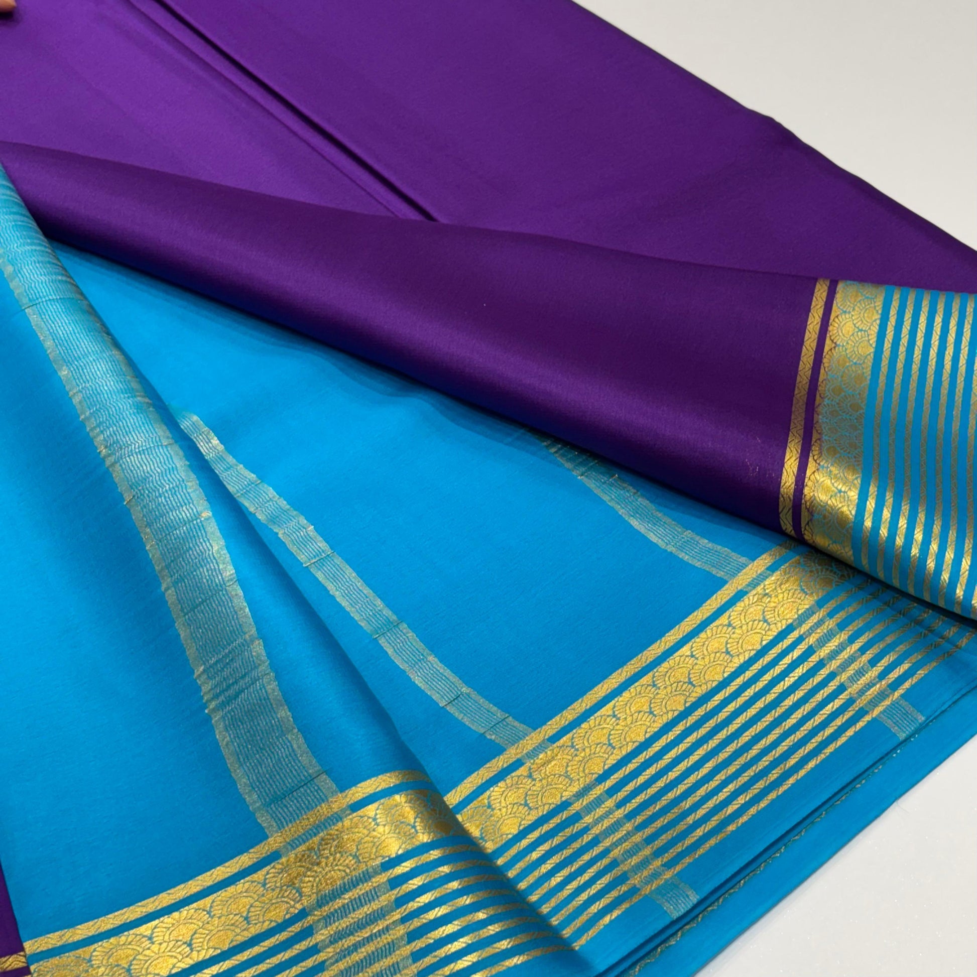 Pure Mysore Crepe Silk Saree