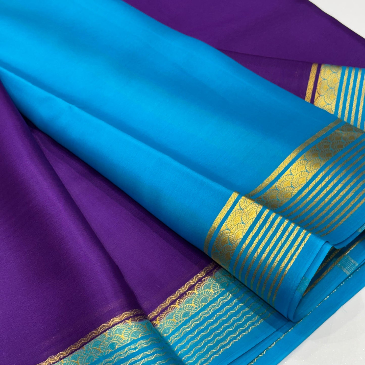 Pure Mysore Crepe Silk Saree