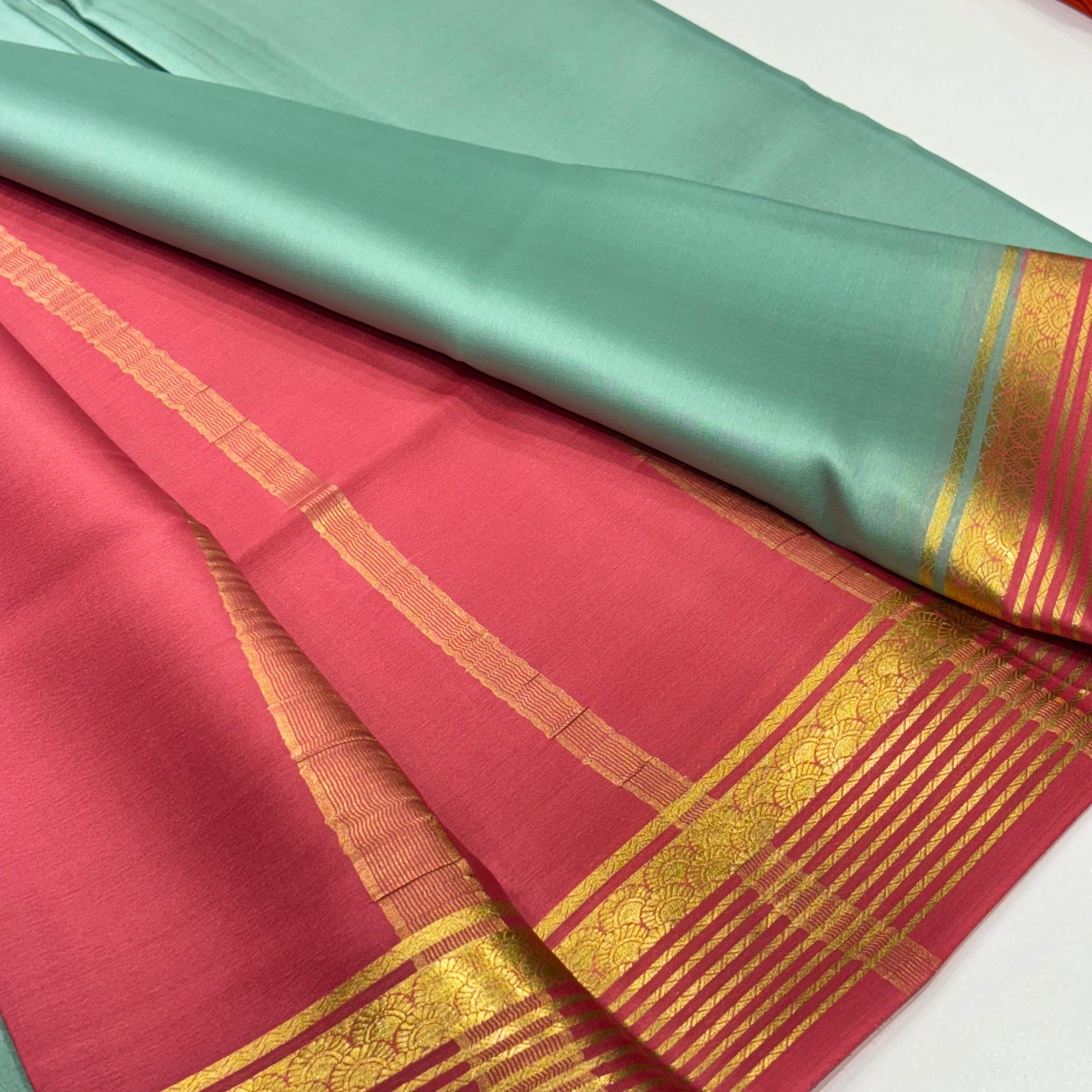 Pure Mysore Crepe Silk Saree