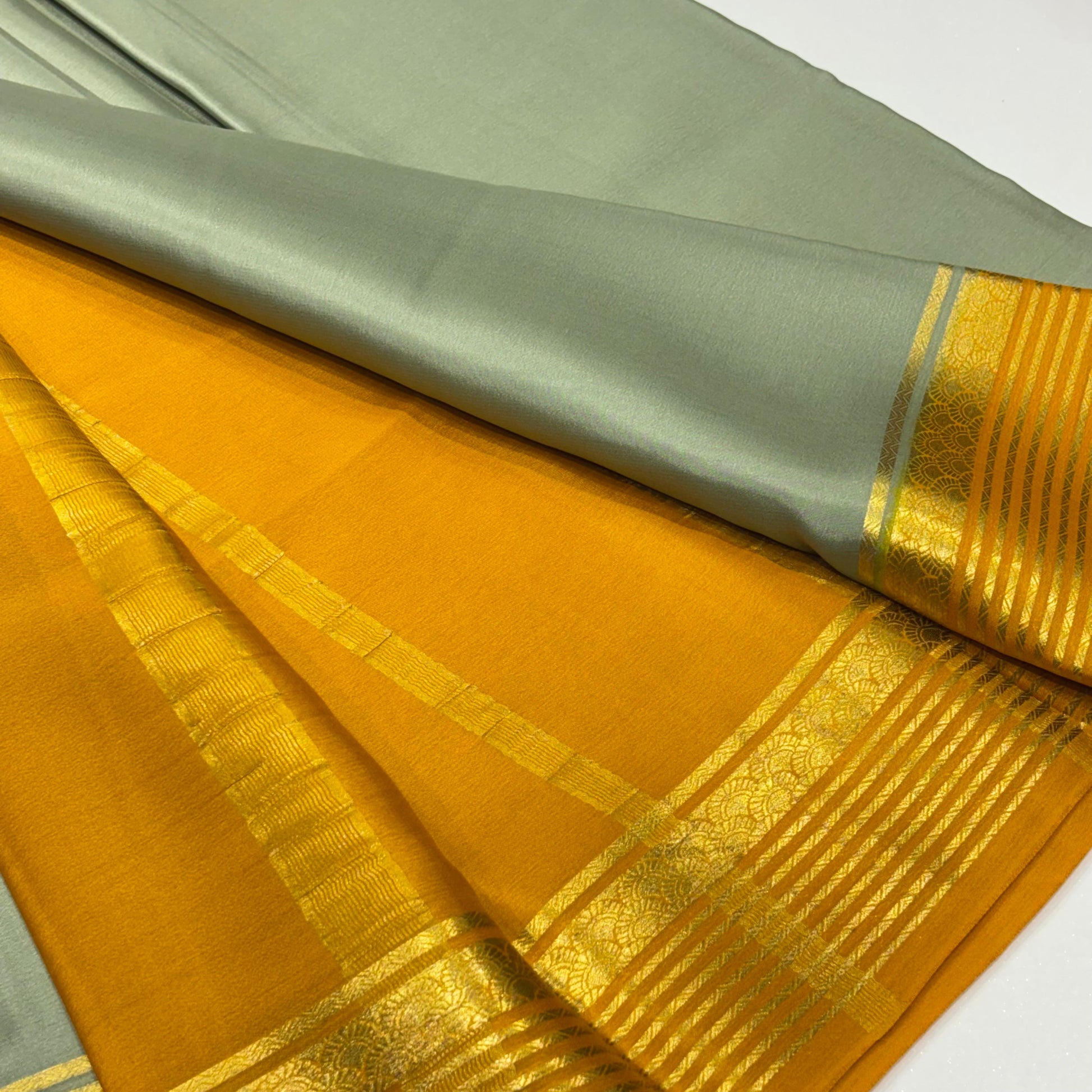 Pure Mysore Crepe Silk Saree