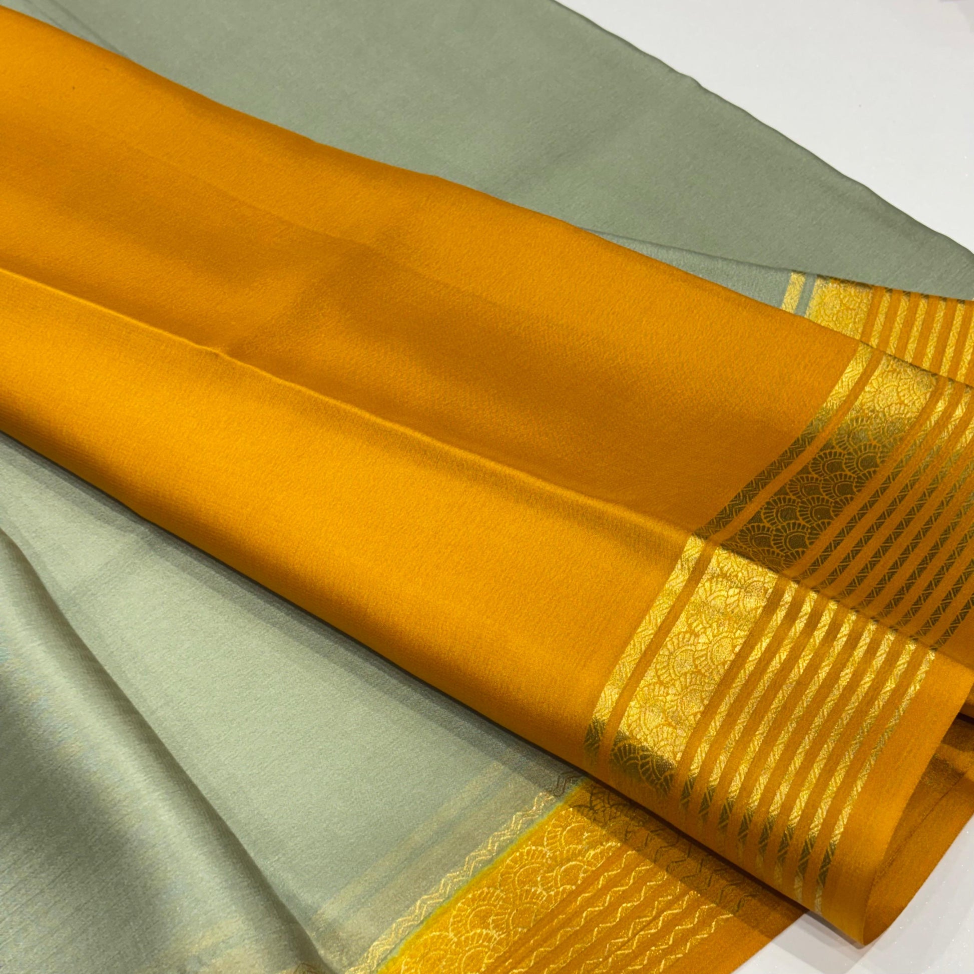 Pure Mysore Crepe Silk Saree