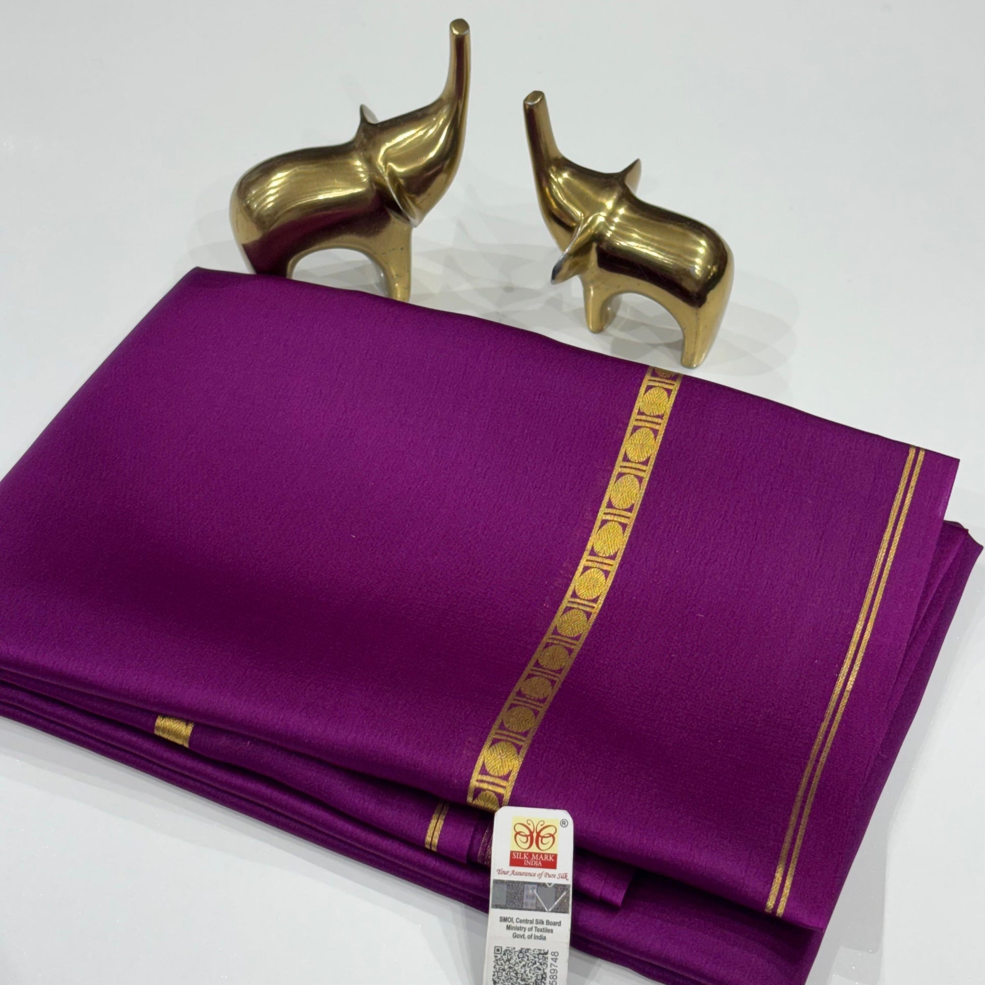 Pure Mysore Crepe Silk Saree