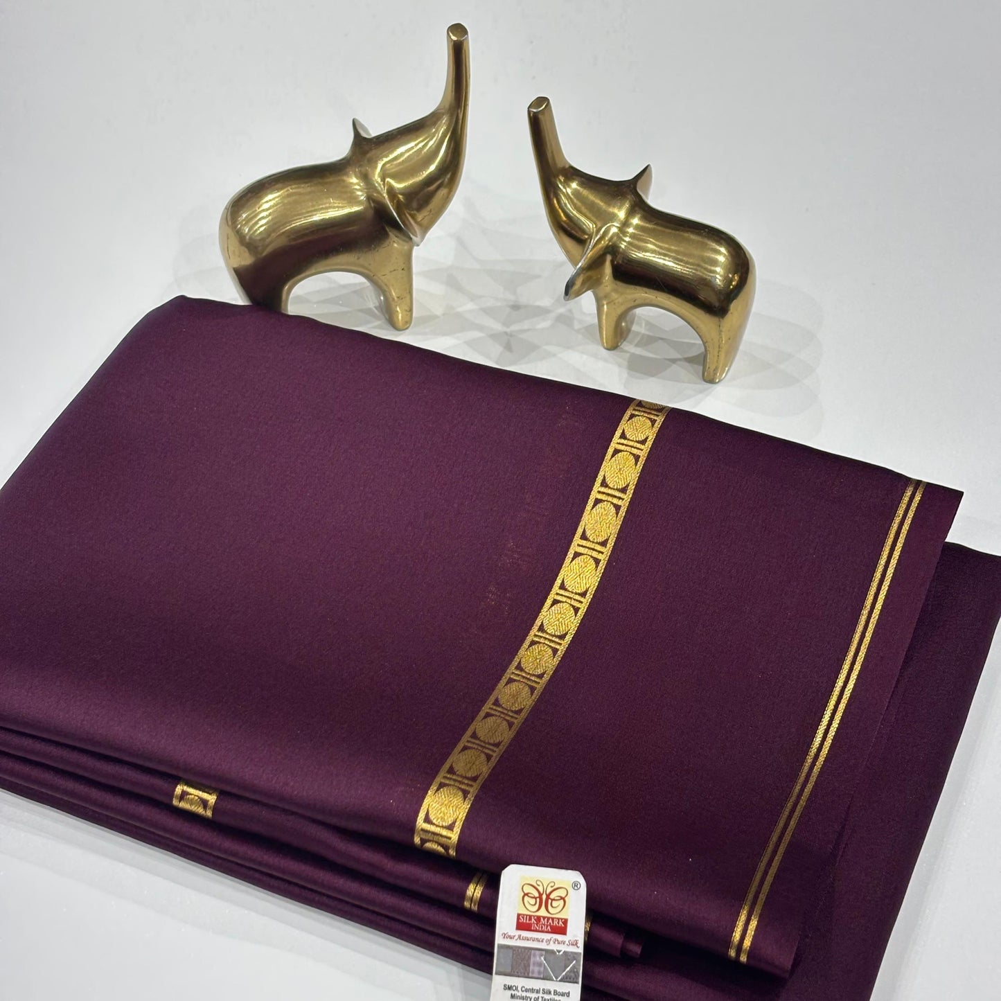 Pure Mysore Crepe Silk Saree