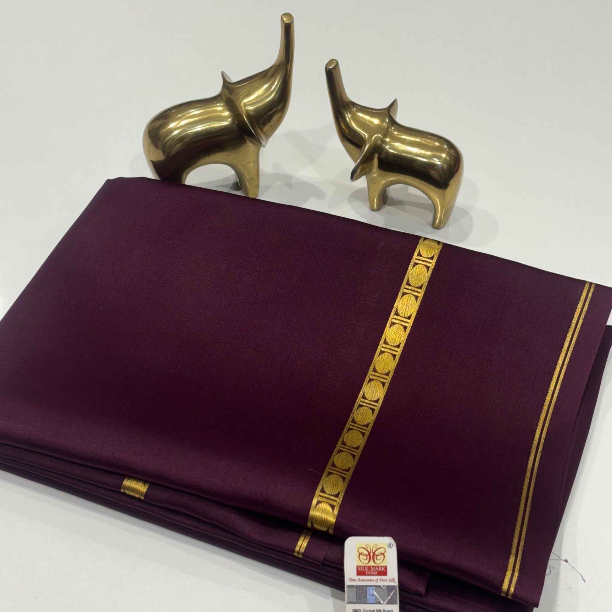 Pure Mysore Crepe Silk Saree