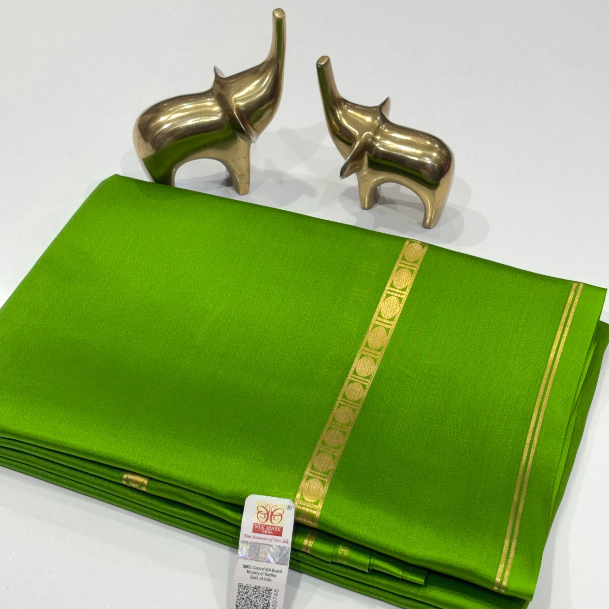 Pure Mysore Crepe Silk Saree