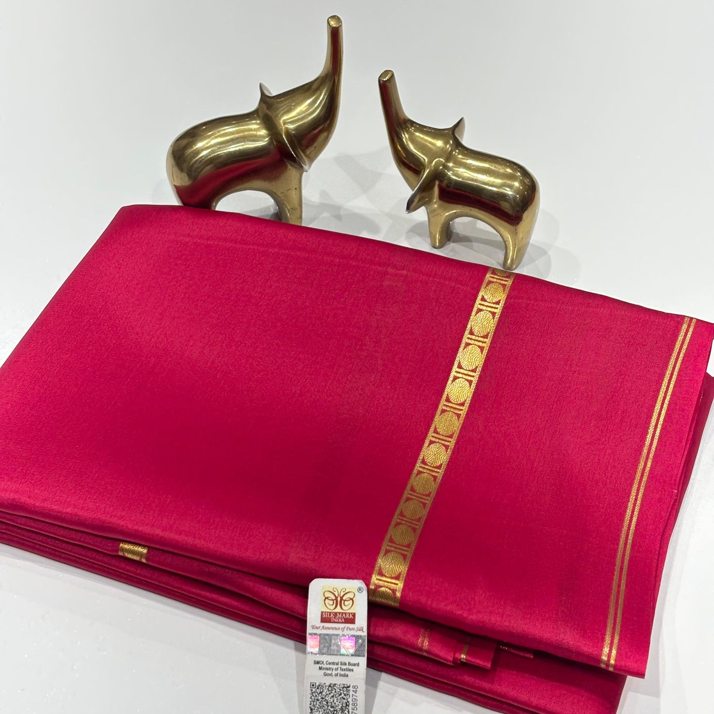 Pure Mysore Crepe Silk Saree