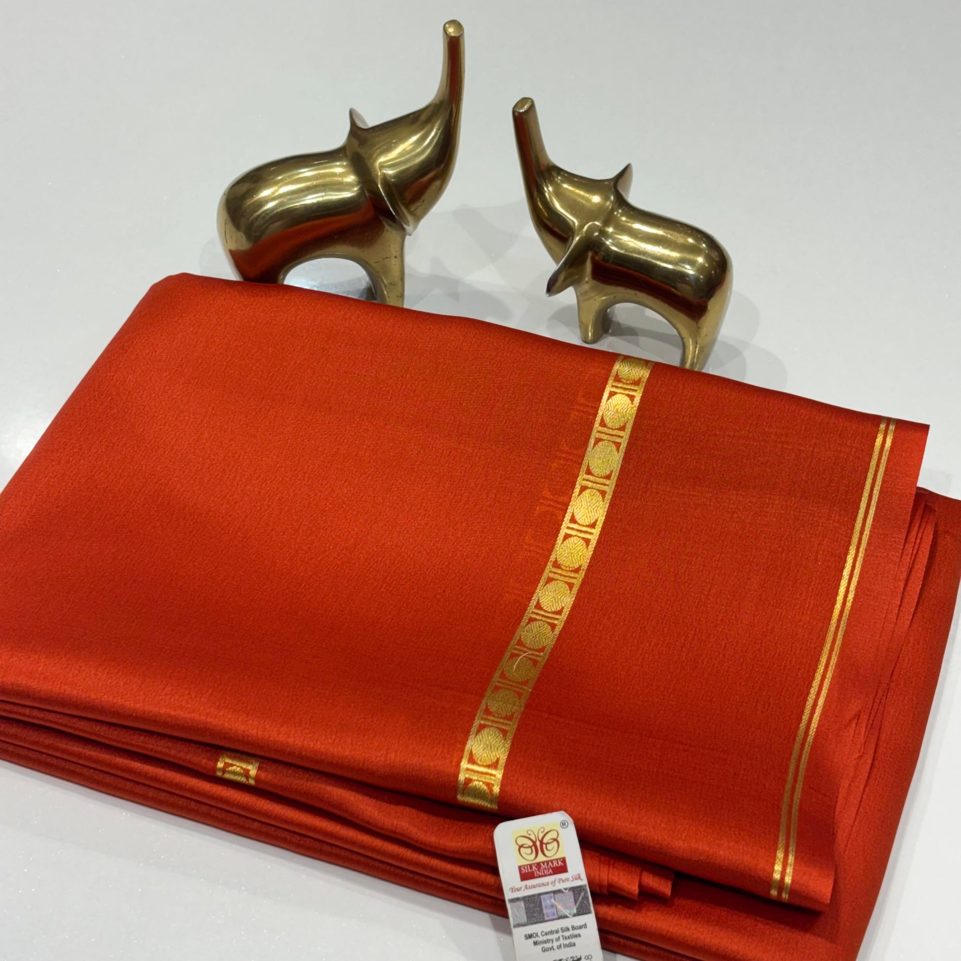 Pure Mysore Crepe Silk Saree