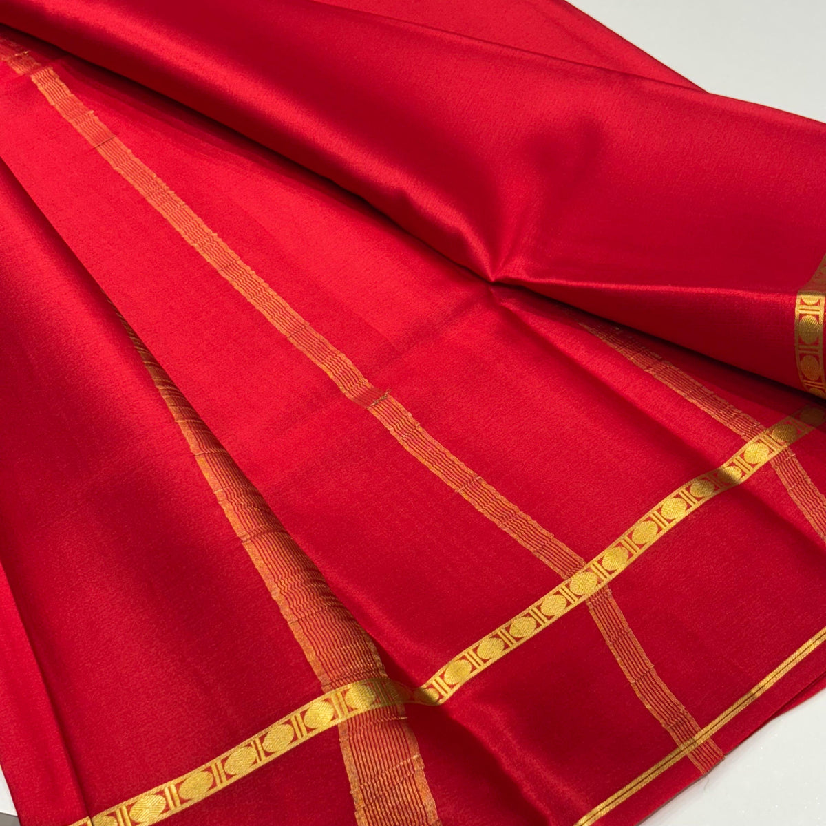 Pure Mysore Crepe Silk Saree