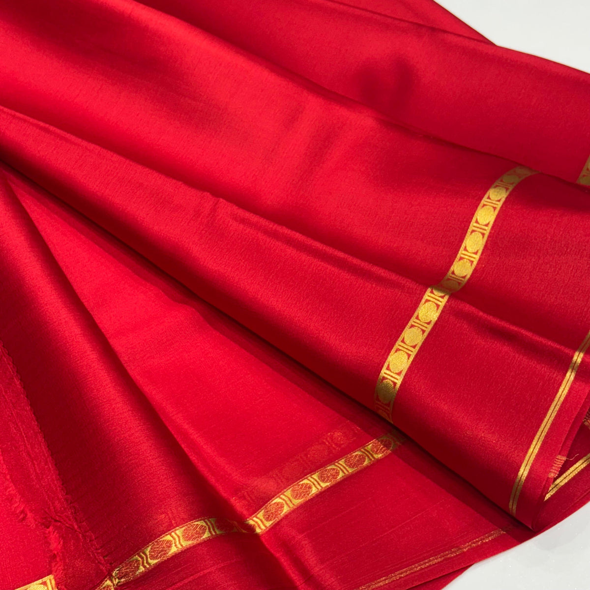 Pure Mysore Crepe Silk Saree