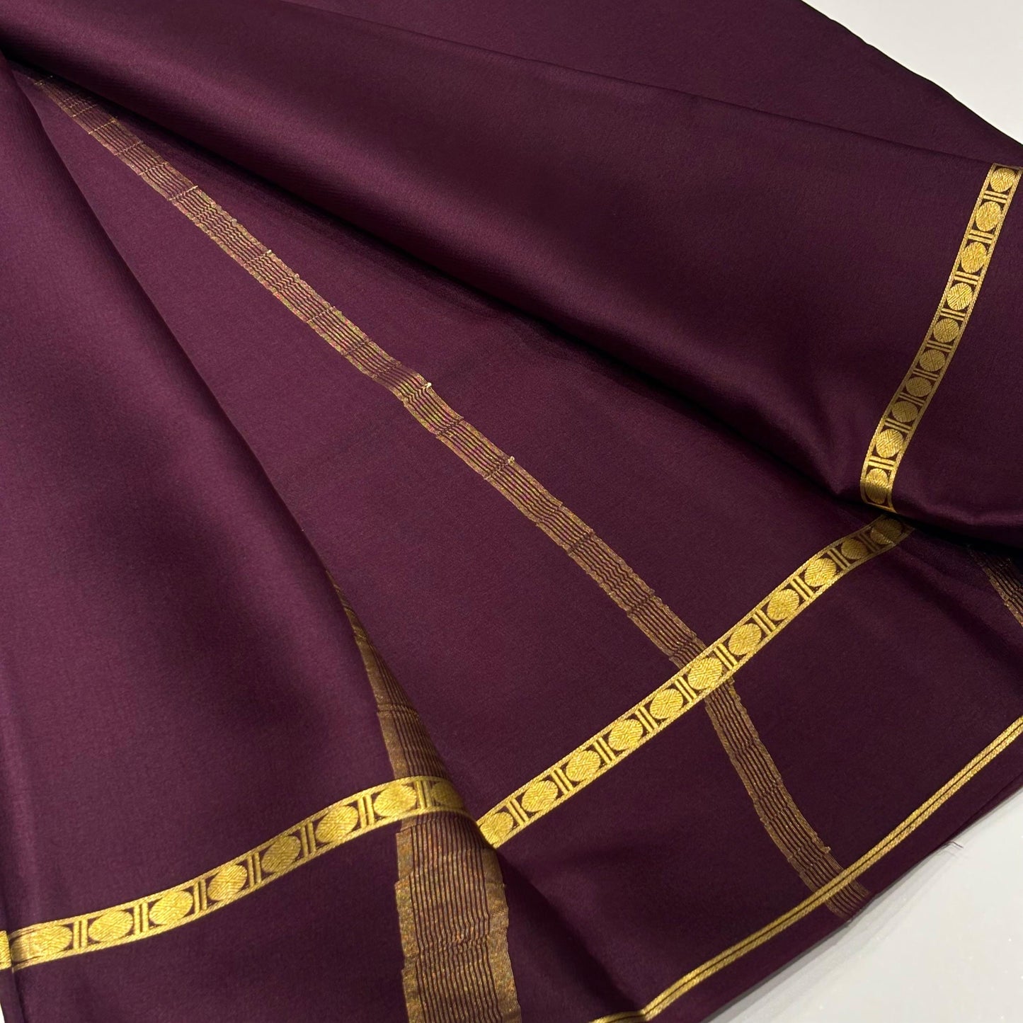 Pure Mysore Crepe Silk Saree